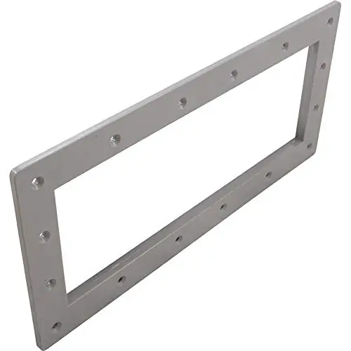Custom Molded Products 25541-001-010 Wide Mouth Vinyl Pool Return Face Plate Gray