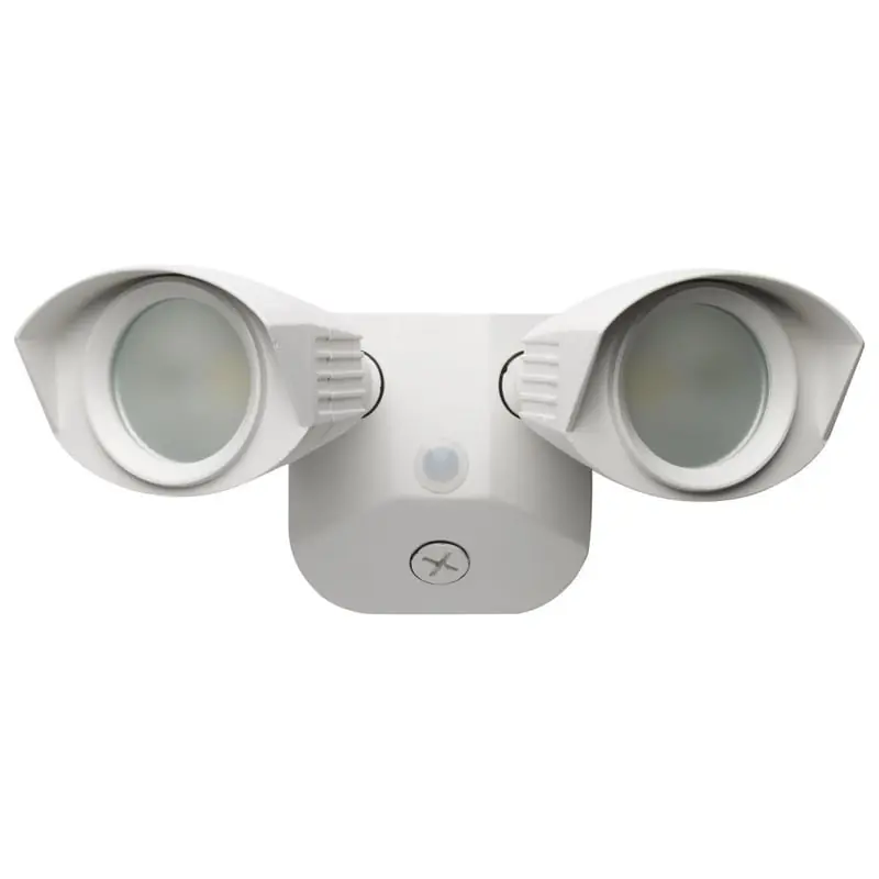 Nuvo 65-210 Dual Head Security Light 3000K 120-277 Volt White