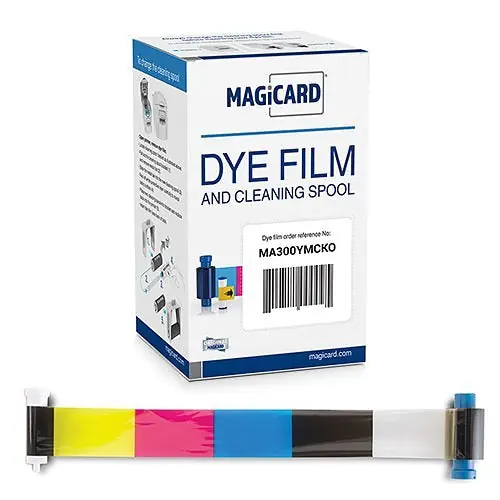 Magicard MA300YMCKO Full Color Dye Sublimation Ribbon YMCKO 300 Images