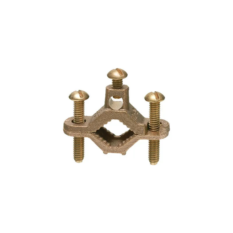 Arlington 720DB Solid Bronze Bare Wire Ground Clamp 1/2 to 1 Inch Pipe 10 to 2 AWG