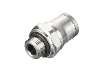 Legris 38010619 Male Connector SS 6 MM OD X M5X0 8