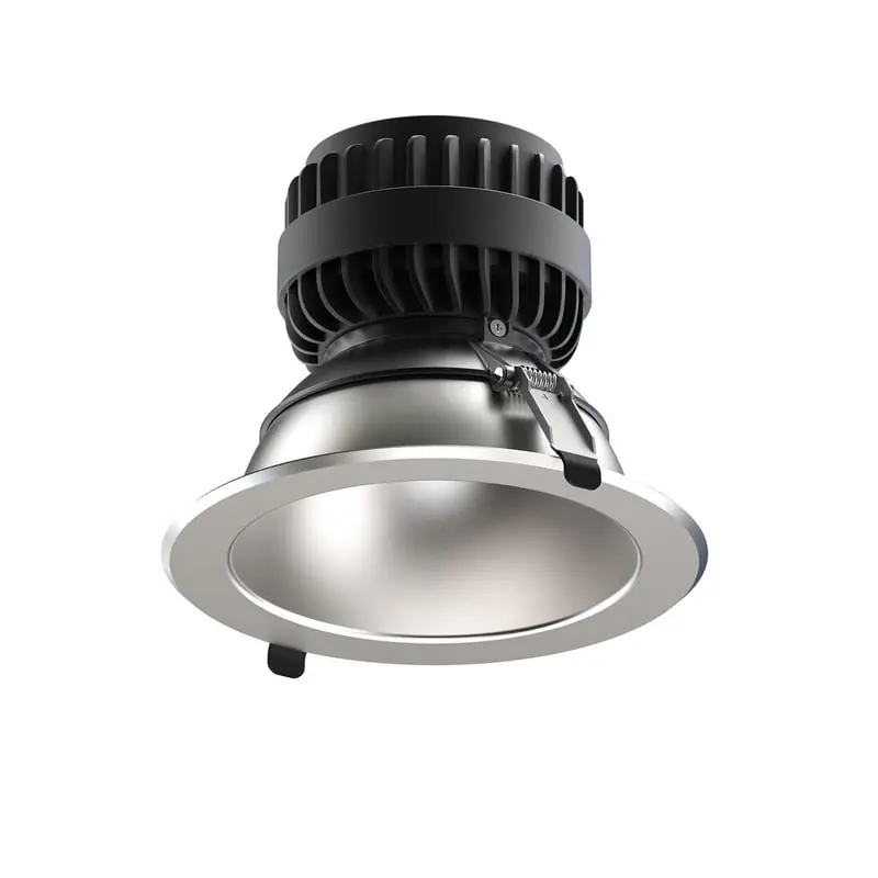 Prescolite LBRP-6RD-T-D 6 ROUND DWNLTTRIM DIFFUSE CLR ANODIZED REFLECTOR