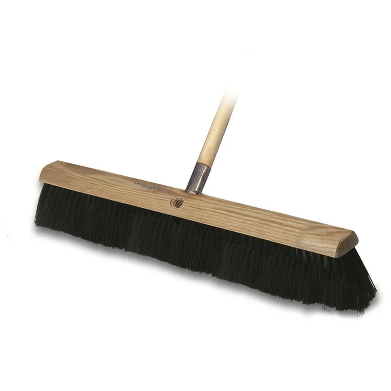 Bon 12-303 Concrete Floor Broom - 24 With 5' Wood Handle
