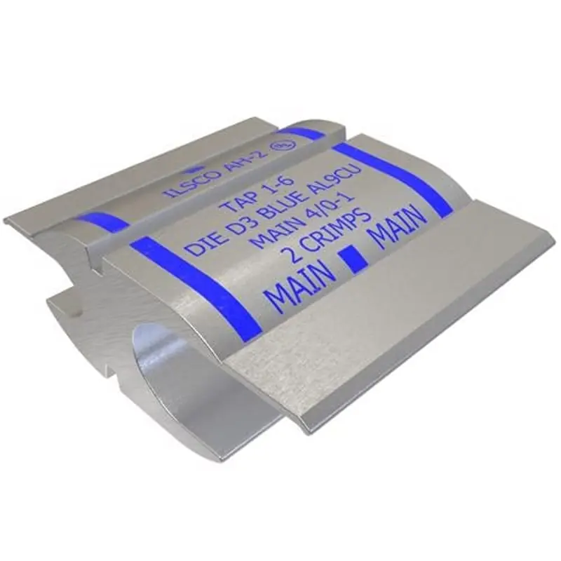 ILSCO AH-2 Aluminum Compression Tap, Main Range 4/0-1, Tap Range 1-6