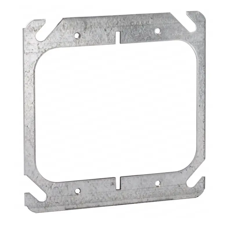 Multiple 791 4 Square 2G Flat Plaster Ring 4IN (Box of 25)