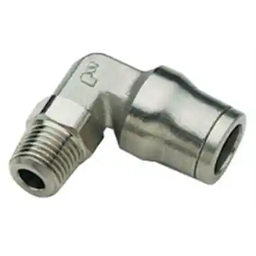 Legris 36095618 Nickel-Plated Brass Push-to-Connect Fittings for Chemical, Automation and Food Processing
