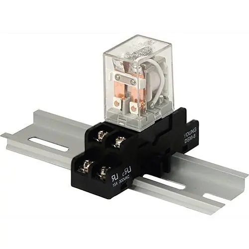 Altronix RDC12 DIN Rail Relay Module DPDT 12VDC 10A 220VAC/28VDC