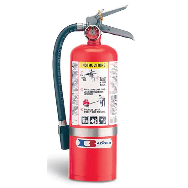 Badger 22486 Standard 5 lb ABC Fire Extinguisher w Vehicle Bracket