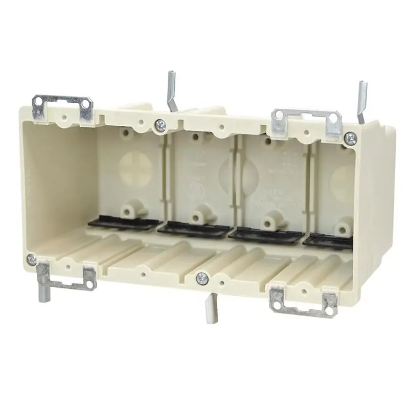Allied Moulded Products 9314-EWK 4 Gang Electrical Box, Old Work