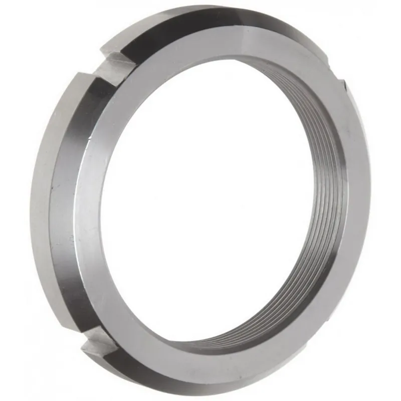 STANDARD LOCKNUT N-12 Standard Locknut N Series Lock Nut, 3-5/32 OD, 0.135 x 0.24 Slot, Steel