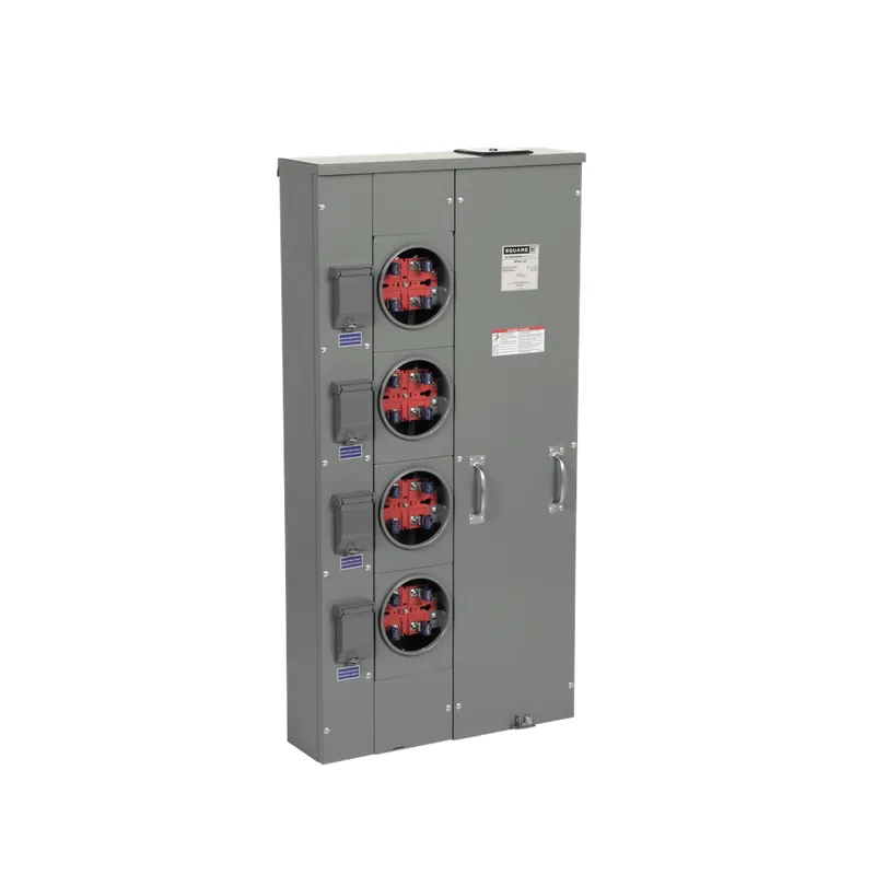 Square D MP44125 Meter Pak Meter Center 125 Amp NEMA 3R 4-Position No Bypass