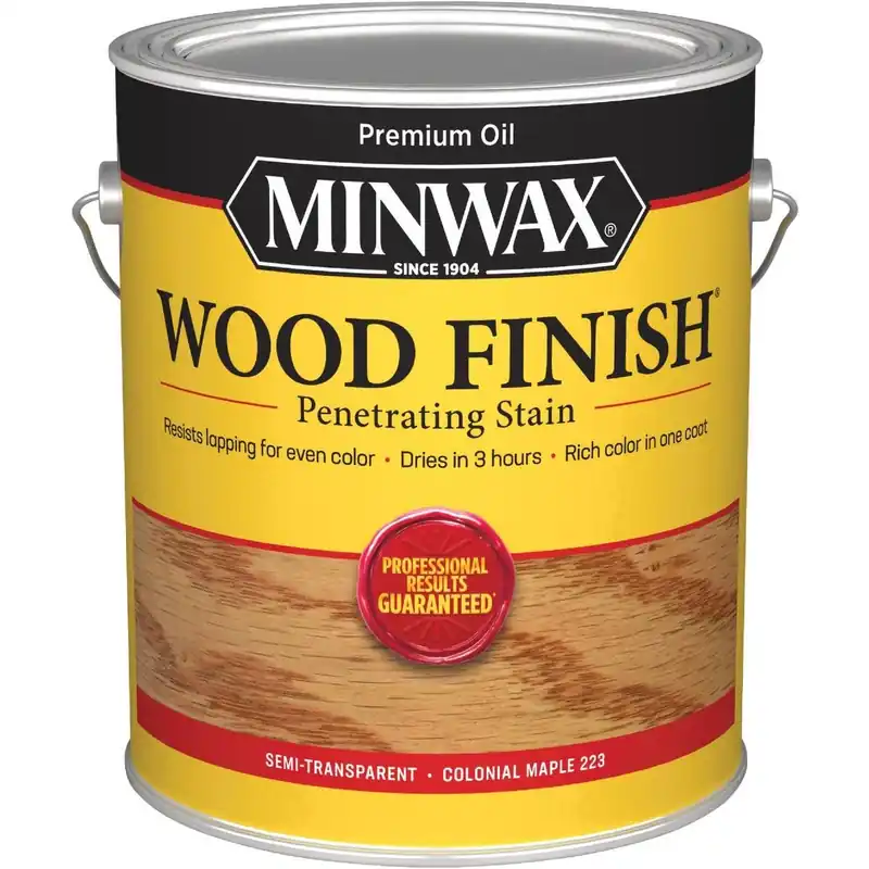 Minwax 710750000 Wood Finish VOC Penetrating Stain Colonial Maple 1 Gal.