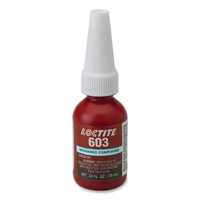 Loctite 231097 603 Cylindrical Fitting Press Fit Oil Tolerant Retaining Compound Green 10ml Bottle
