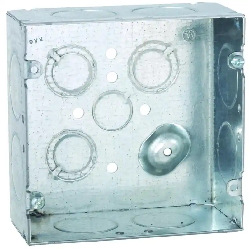 Multiple 258 4-11/16 Square Box 2-1/8IN Deep 1IN KO's