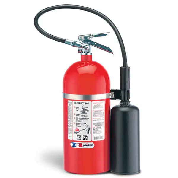 Badger 21106 Extra 10 lb CO2 Fire Extinguisher w/ Wall Hook