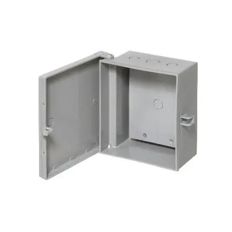 Arlington EB0708BP Heavy Duty Non-Metallic Enclosure Box With Back Plate, 5-1/2 in W x 3-1/2 in D x 7 in H, NEMA 3R