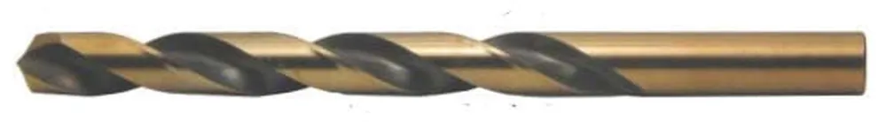 Viking Drill 05690 15/64 x 3-7/8, 2-5/8 Twist Flute, Nitro-Carburized, Heavy Duty High Speed Steel, 135D Split Point, Jobber Length, Drill Bit