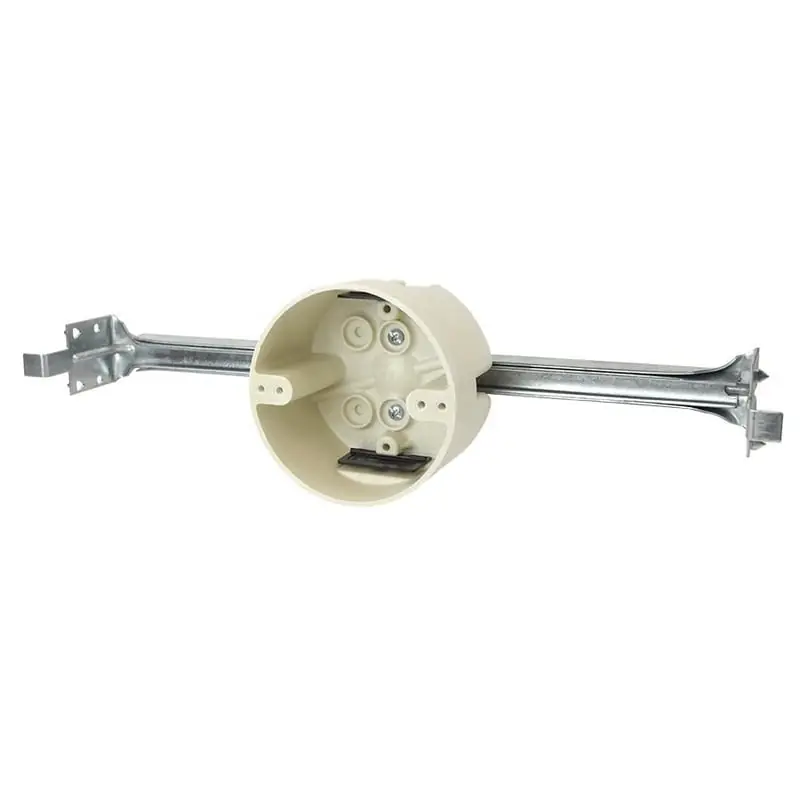 Allied Moulded Products 9350-BHK 4IN Round Fixture Support Box, New Work