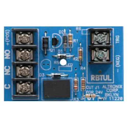 Altronix RBUL Ultra-Sensitive Relay Module 12/24VDC SPDT 1A 28VDC
