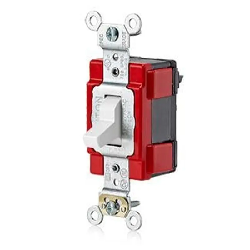 LEVITON M1221-W Modular Toggle Switch 20 Amp 120/277 Volt