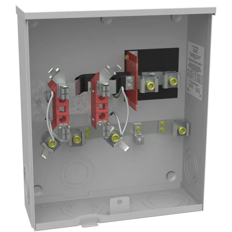 Milbank U4413-O-KK-BLG Meter Socket 200 Amps AC 600 Volts AC Ringless 4 Terminal