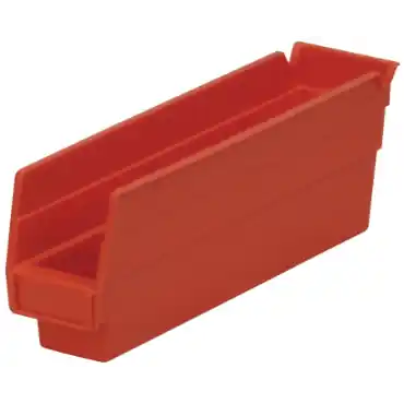 Akro-Mils 30110RED Shelf Bin 11-5/8 x 2-3/4 x 4 Red