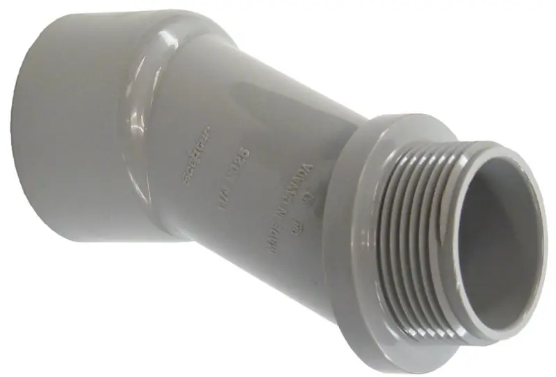 CANTEX 5133183 1 1/4IN Meter Offset, PVC