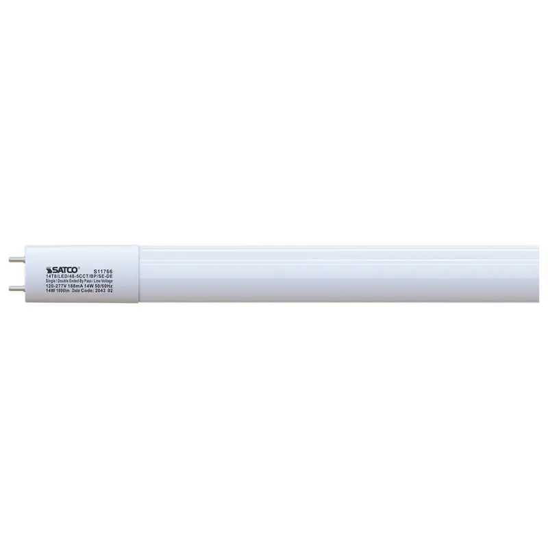 Satco S11766 14 Watt, 4FT LED Lamp, T8, Color Selectable, G13 Base, 120-277 Volt