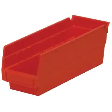 Akro-Mils 30120RED Shelf Bin - Red - 11 5/8 W x 4 1/8 D x 4 H - Replacement MPN 30120