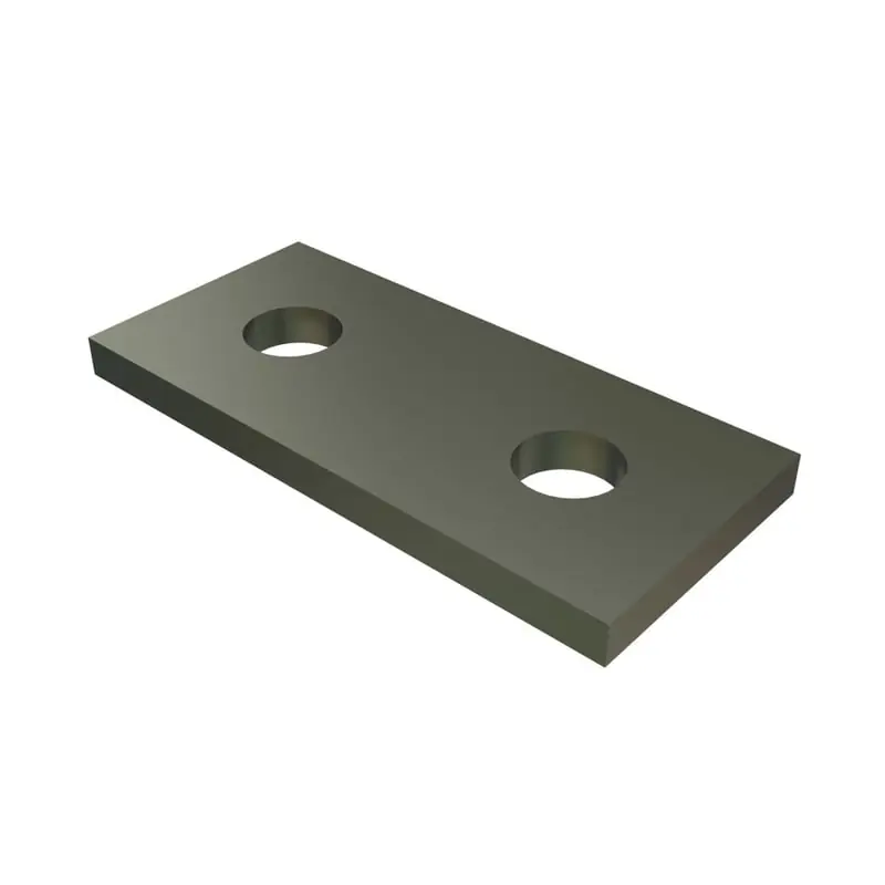 Multiple PS-601-EG 2 Hole Flat Plate Fitting Power 3-1/2 x 1/4 x 1-5/8 EG