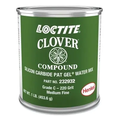 Loctite 232932 Clover Silicon Carbide Pat Gel Water Mix 220 Grit 1lb Can