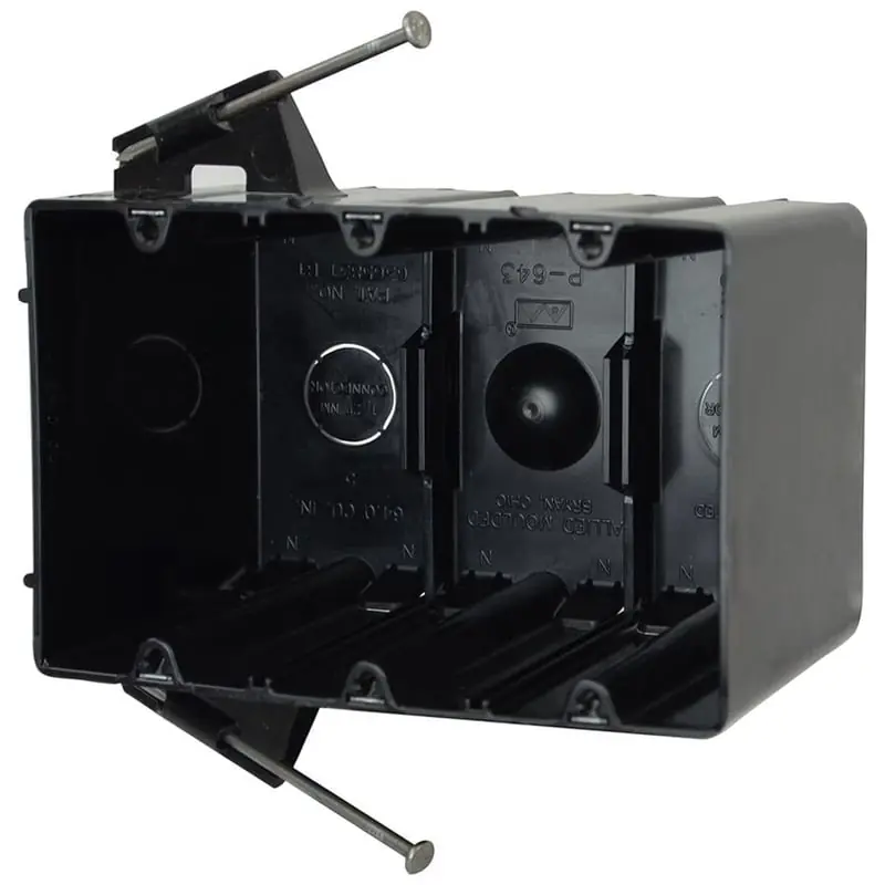 Allied Moulded Products P-643QT 3 Gang Electrical Box, Flexbox, New Work
