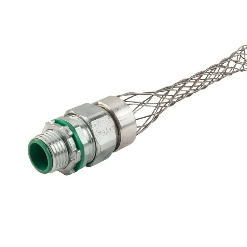 Remke LMM-11-E 1/2IN Liquid Tight Connector, Straight, Mesh Cord Grip