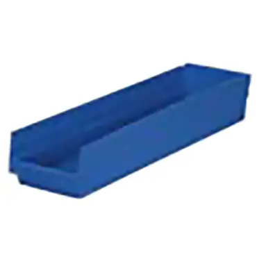 Akro-Mils 30164BLUE Shelf Bin - Blue - 23 5/8 in x 4 in x 6 5/8 in