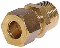 Legris 01050610 Brass Male Connector- BSPT
