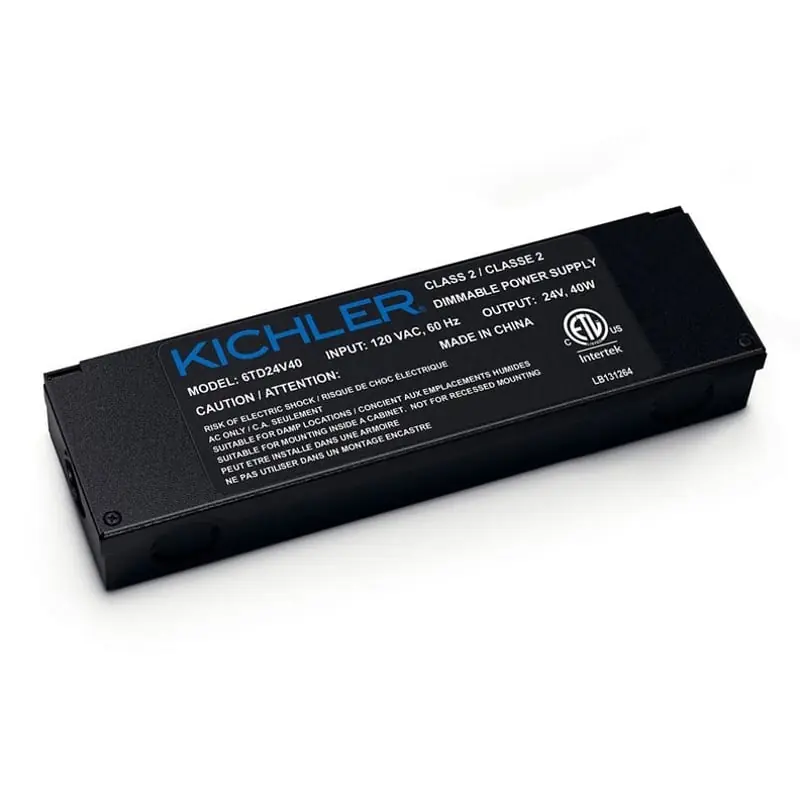 Kichler 6TD24V10BKT 24V Dimmable Led Power Supply 10W Black