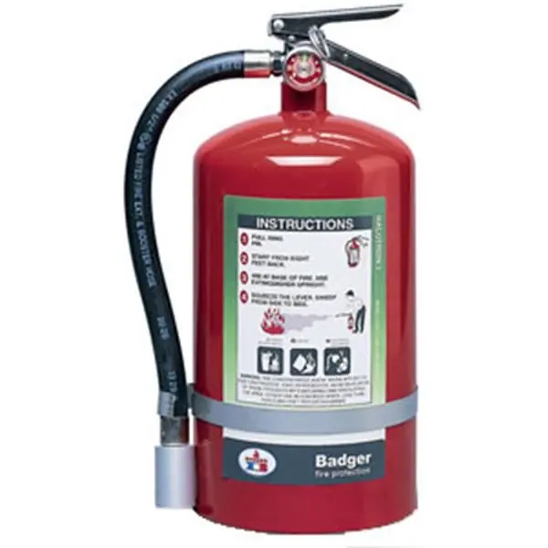 Badger 23097 Extra 15.5 lb Halotron I Fire Extinguisher w/ Wall Hook