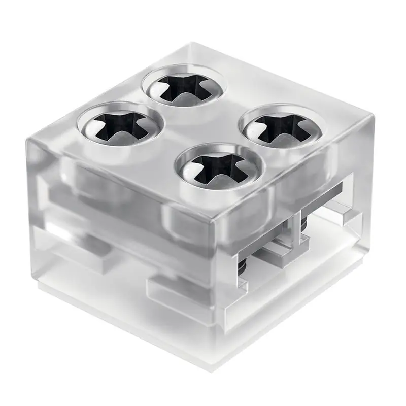 Kichler 1TBTT1CLR Clear Tape-To-Tape Terminal Block Connector