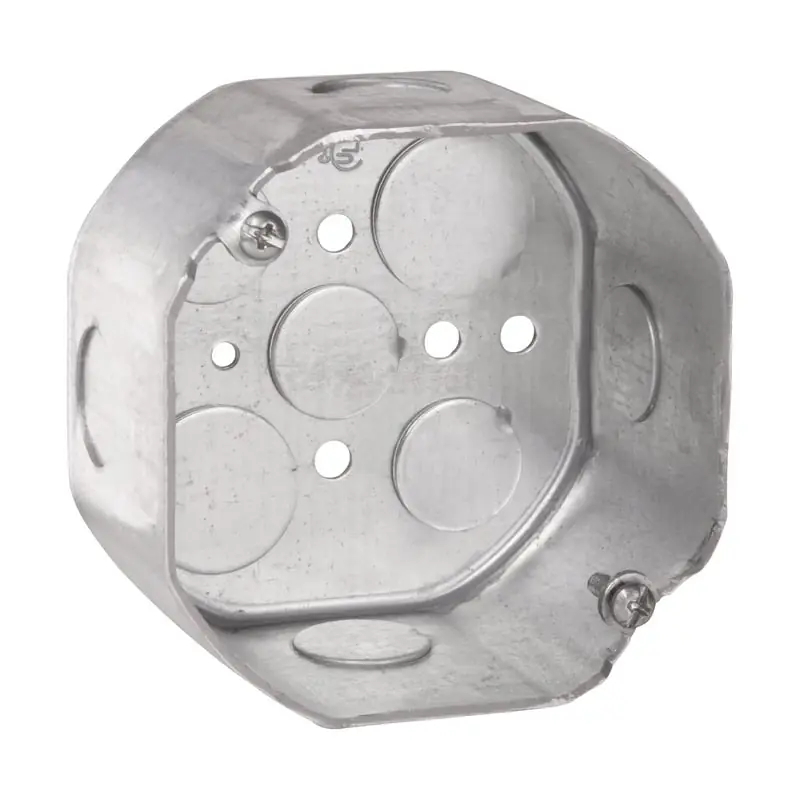 Multiple TP290 4IN Octagon Box 2-1/8D 3/4IN Ko