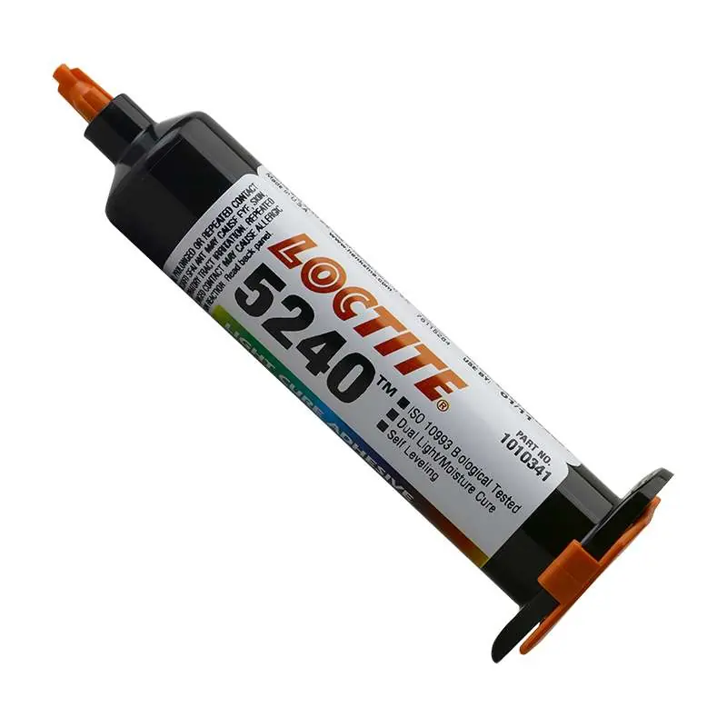 Loctite 1010341 5240 Nuva-Sil Medical Device Light Cure Adhesive Sealant 25ml Cartridge