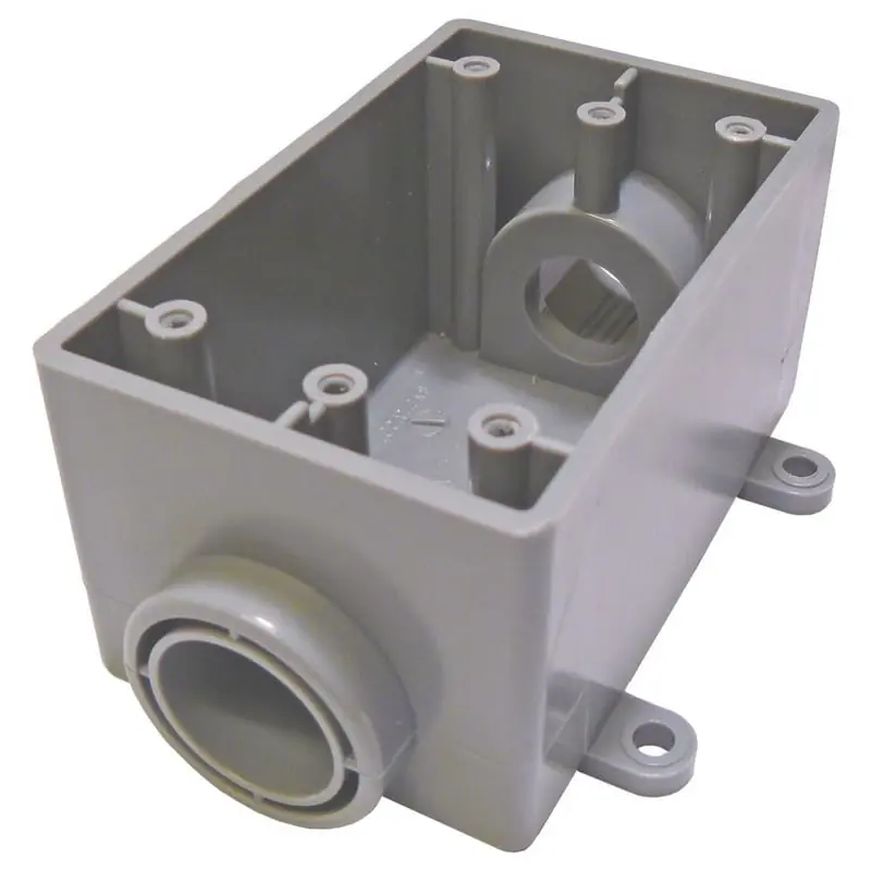 CANTEX 5133463 1/2IN 1 Gang, FSC Weatherproof Box, PVC