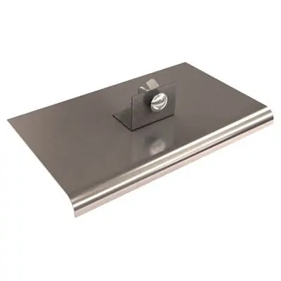 Bon 12-724 Stainless Steel Single Action Walking Edger - 10 x 6 - 1/2 Radius 5/8 Depth