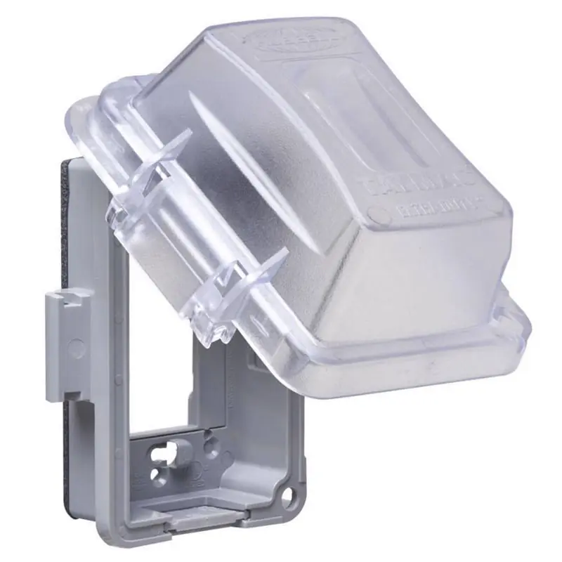 Multiple MM420C 1 Gang Weatherproof In-Use Cover Extra Duty Clear