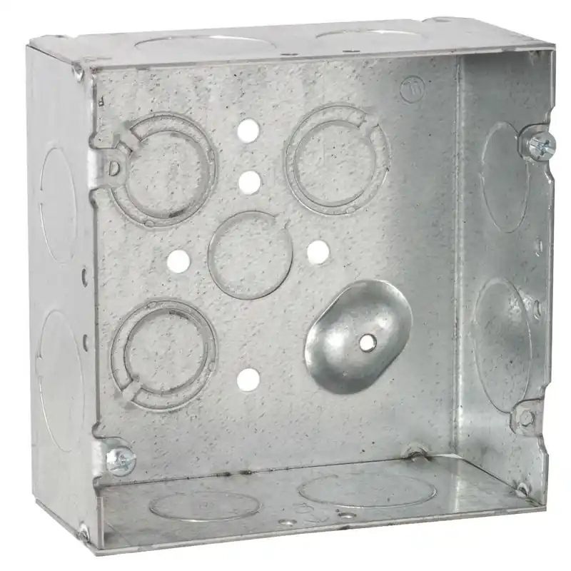 Multiple 265 4-11/16 Square Box 2-1/8IN Deep 3/4IN and 1IN KO