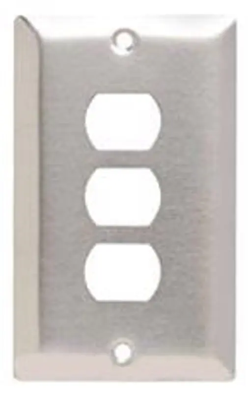 Legrand-Pass & Seymour K3W Wall Plate 1 Gang Plastic Horizontal with 3 Device