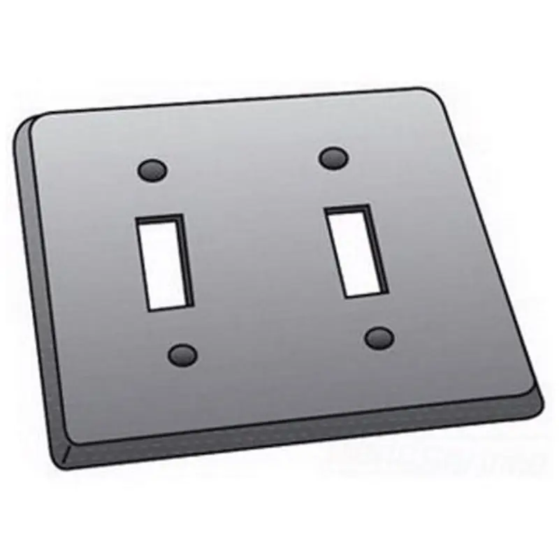 Multiple FSK2TS 2 Gang FS/FD Steel Cover Toggle Switch