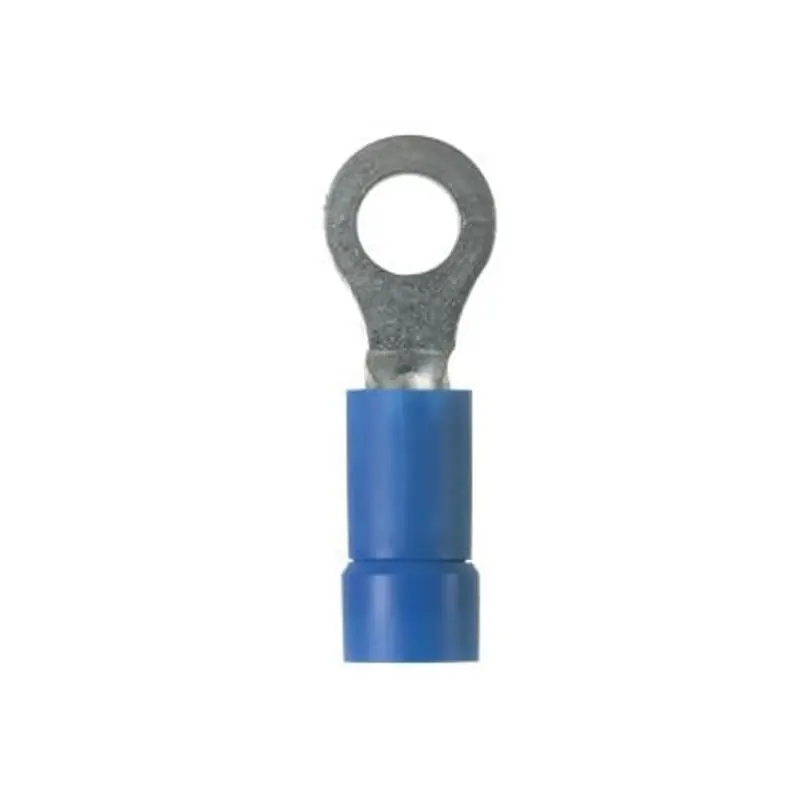 Panduit EV14-6RB-Q Stronghold Vinyl Insulated Ring Terminal 16-14 AWG #6 Stud Size