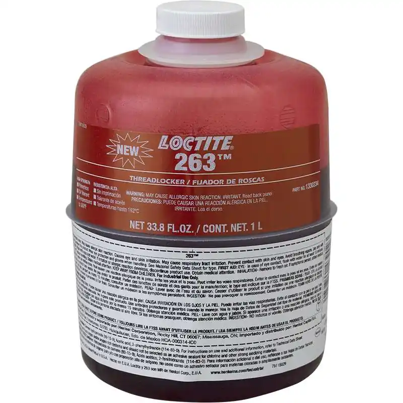 Loctite 1330334 263 Threadlocker High Strength 1 liter Bottle