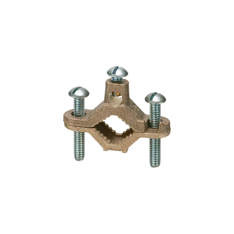 Arlington 722B Bare Wire Ground Clamp 10 to 2 AWG Conductor (Pipe Size 2-1/2 to 4)