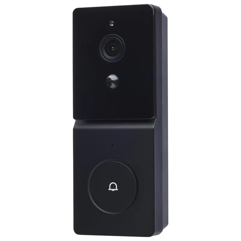 Satco 65-936 Wireless Doorbell Security Camera, Starfish/Smart, Black